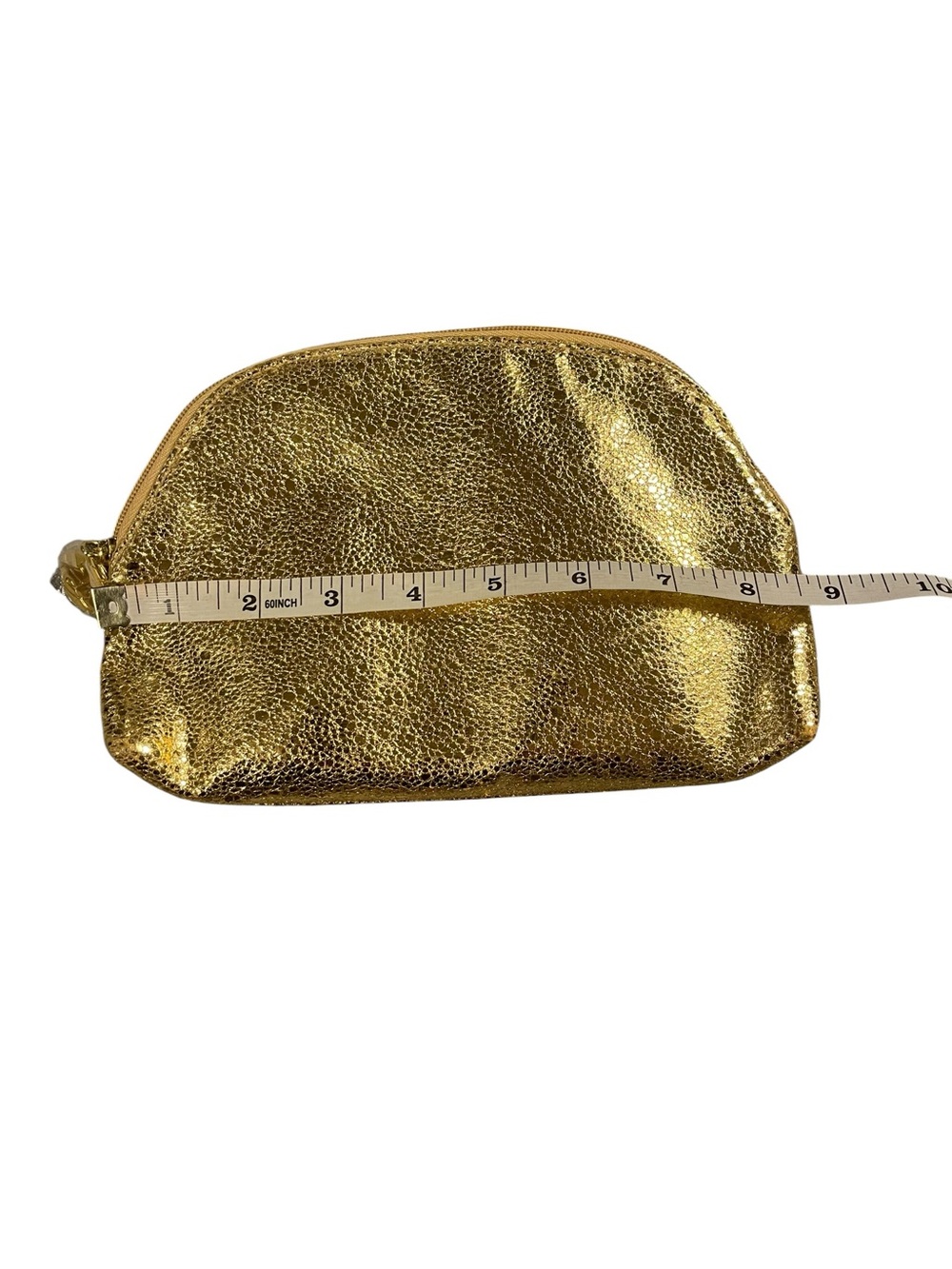 Estee Lauder Metallic Gold Cosmetic Pouch with Matching Mirror + Free Gift 🎁 - Picture 4 of 6